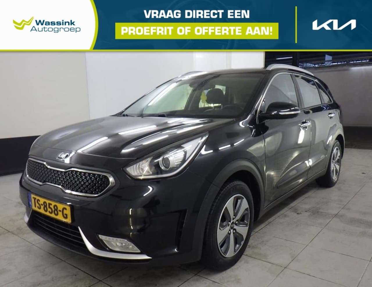 Kia Niro - 1.6 GDi Hybrid 141pk DCT6 DynamicLine - AutoWereld.nl