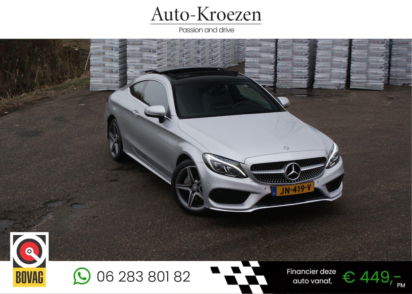 Mercedes-Benz C-klasse Coupé - 180 Ambition ///AMG Pakket | Pano | Camera | Org NL | - AutoWereld.nl