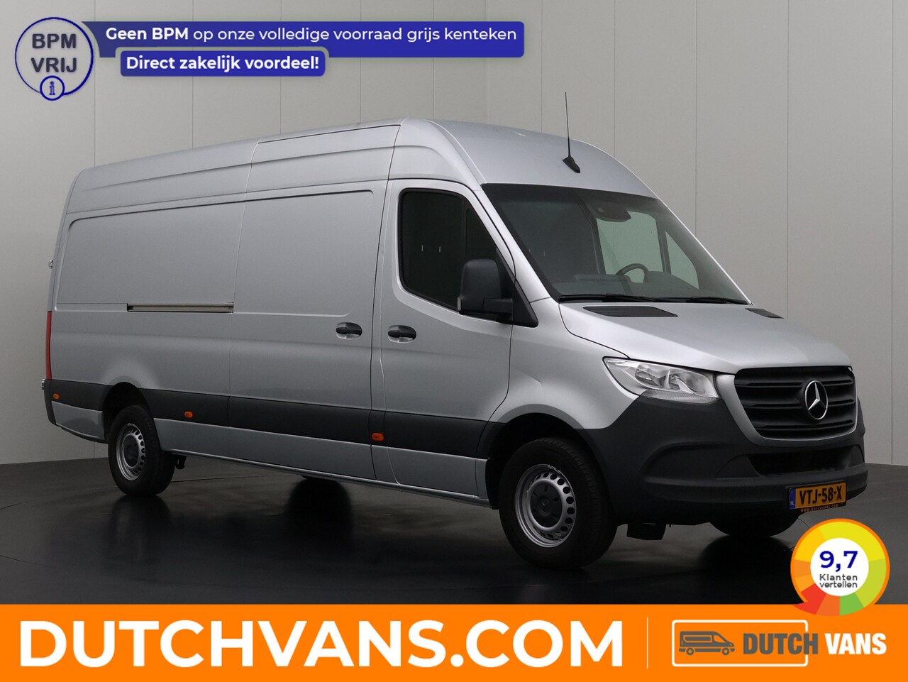 Mercedes-Benz Sprinter - 315CDI 9G-Tronic Automaat L3H2 Maxi | Camera | Multimedia | Airco | Cruise - AutoWereld.nl