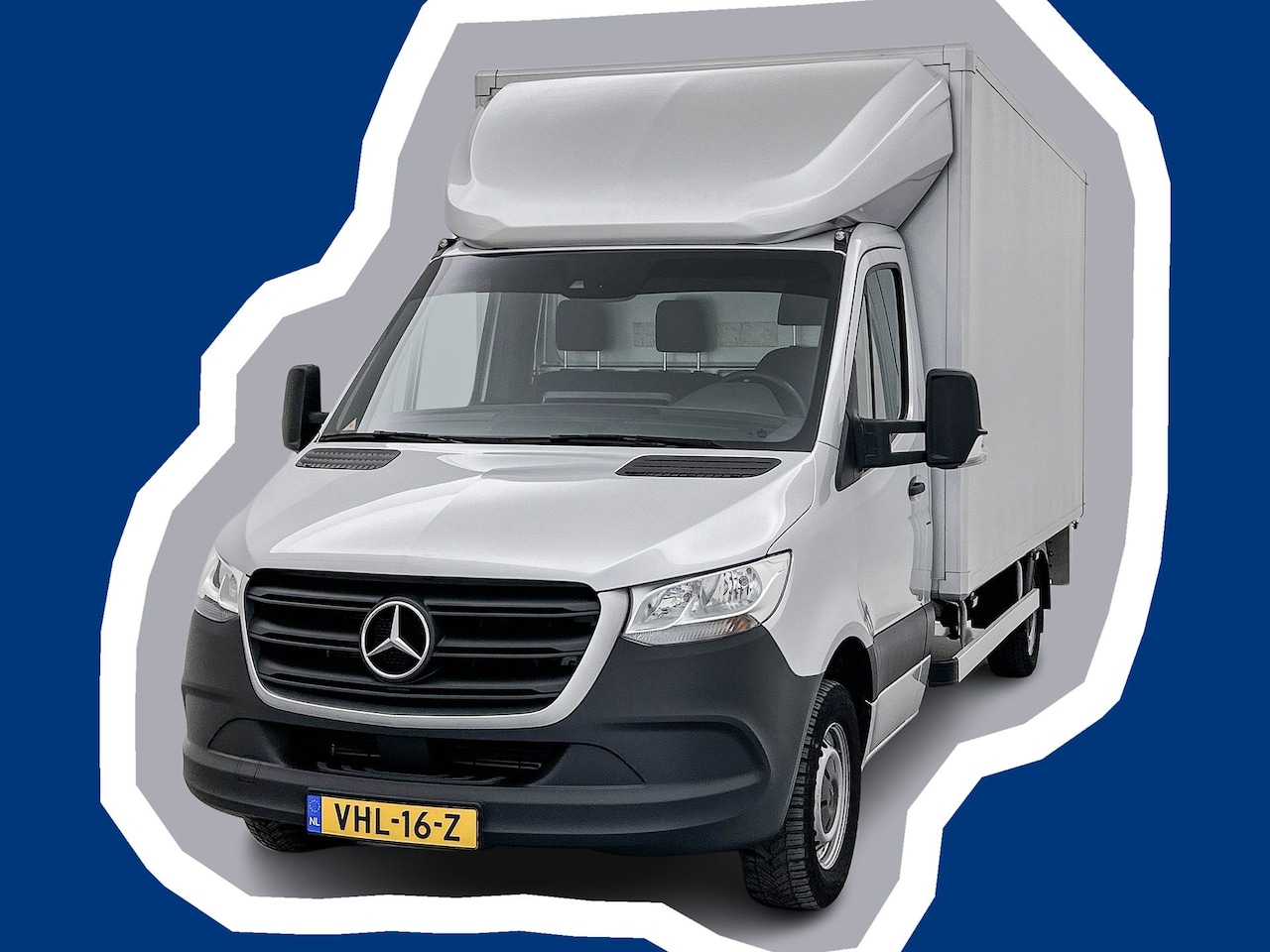 Mercedes-Benz Sprinter - 316 2.2 CDI L3 Bakwagen D'Hollandia laadklep Camera Zijdeur Betimering Navigatie Euro 6 Ir - AutoWereld.nl