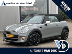 MINI Cabrio - 1.5 Cooper Pepper Serious Business | Leder/Stoelverw./Cruise Control/Parkeerhulp/17-inch