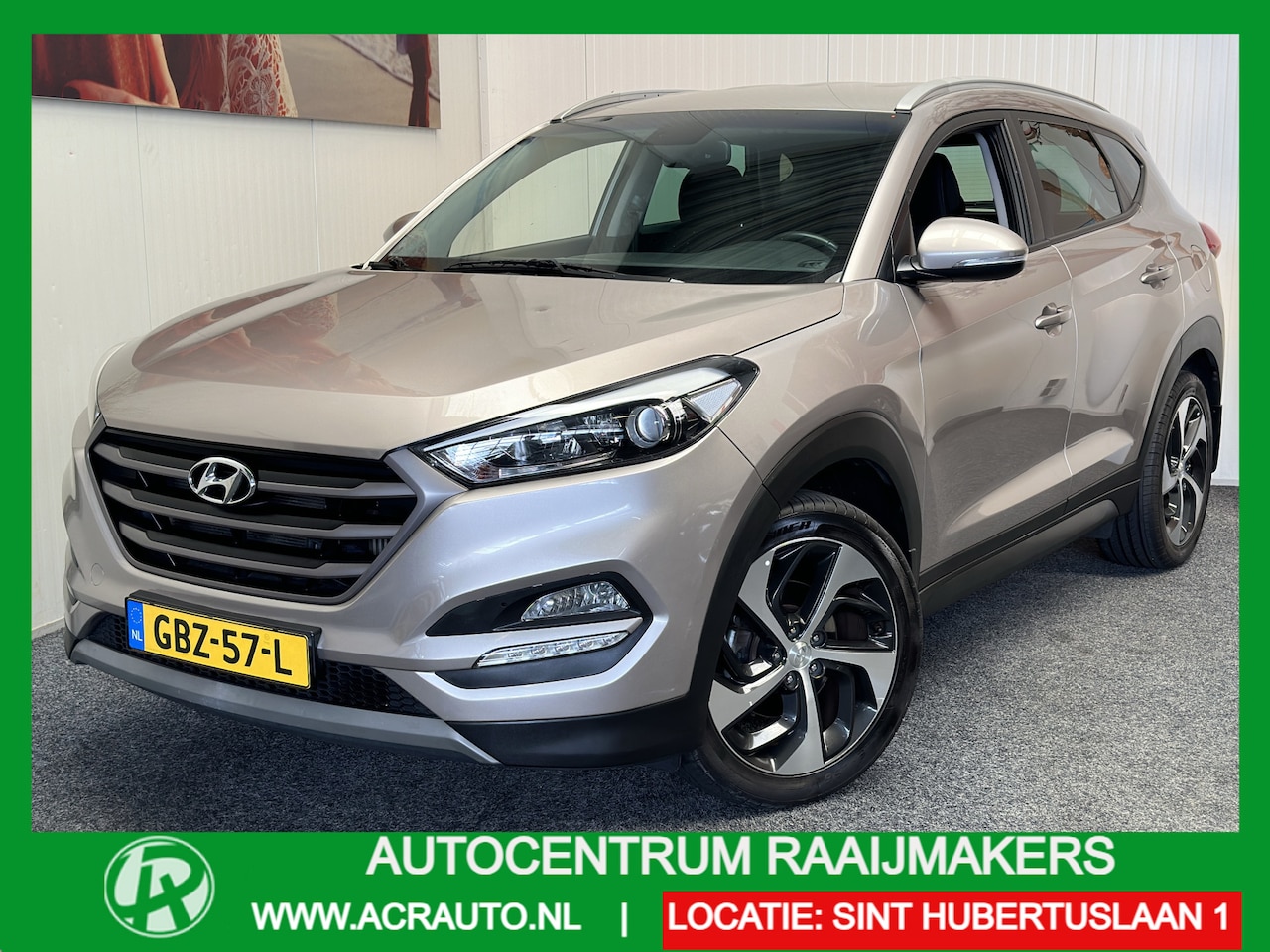 Hyundai Tucson - 1.6 T-GDI COMFORT 177 PK AUTOMAAT NAVIGATIE CRUISE CONTROL BLUETOOTH TELEFOON APPLE CARPLA - AutoWereld.nl