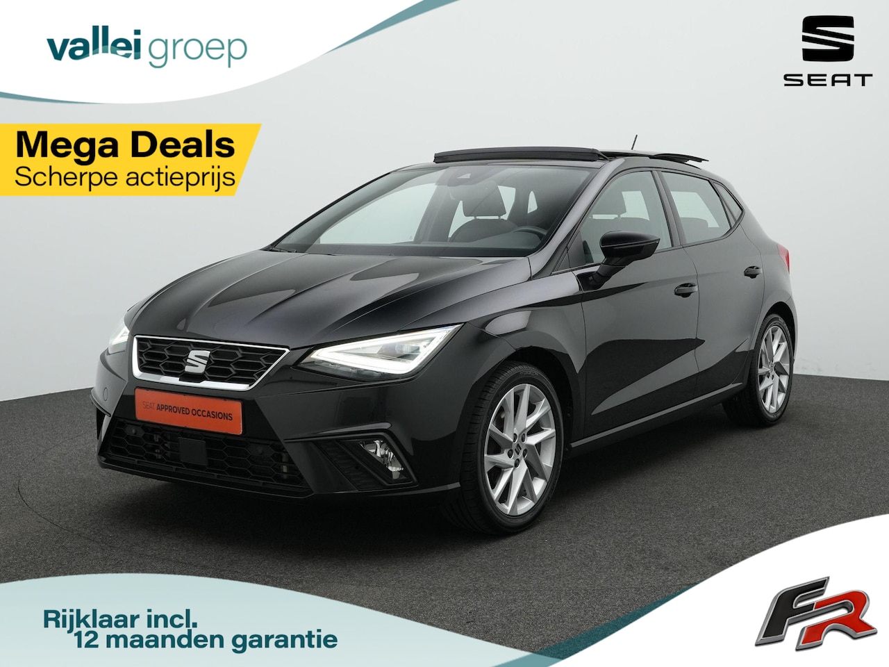 SEAT Ibiza - 1.0 EcoTSI 110 pk DSG FR | Panoramadak | Stoelverwarming | Adaptive Cruise | Apple CarPlay - AutoWereld.nl