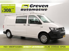 Volkswagen Transporter - 2.0 TDI 140PK L2H1 | DC | 6 Zits | Airco | Carplay | Navi | Imperiaal | Trekhaak