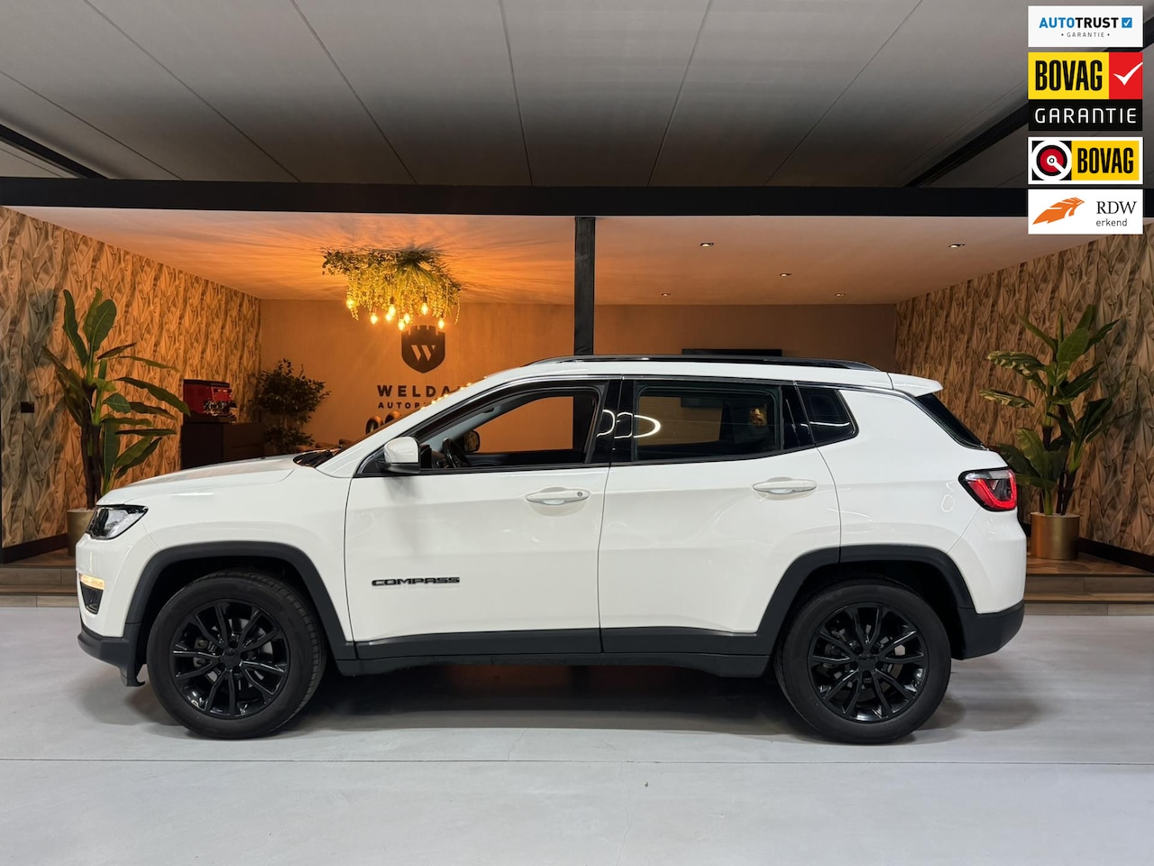 Jeep Compass - 1.4 MultiAir Longitude NAP Garantie Trekhaak Camera Cruise Navi Clima Led Dab PDC Rijklaar - AutoWereld.nl