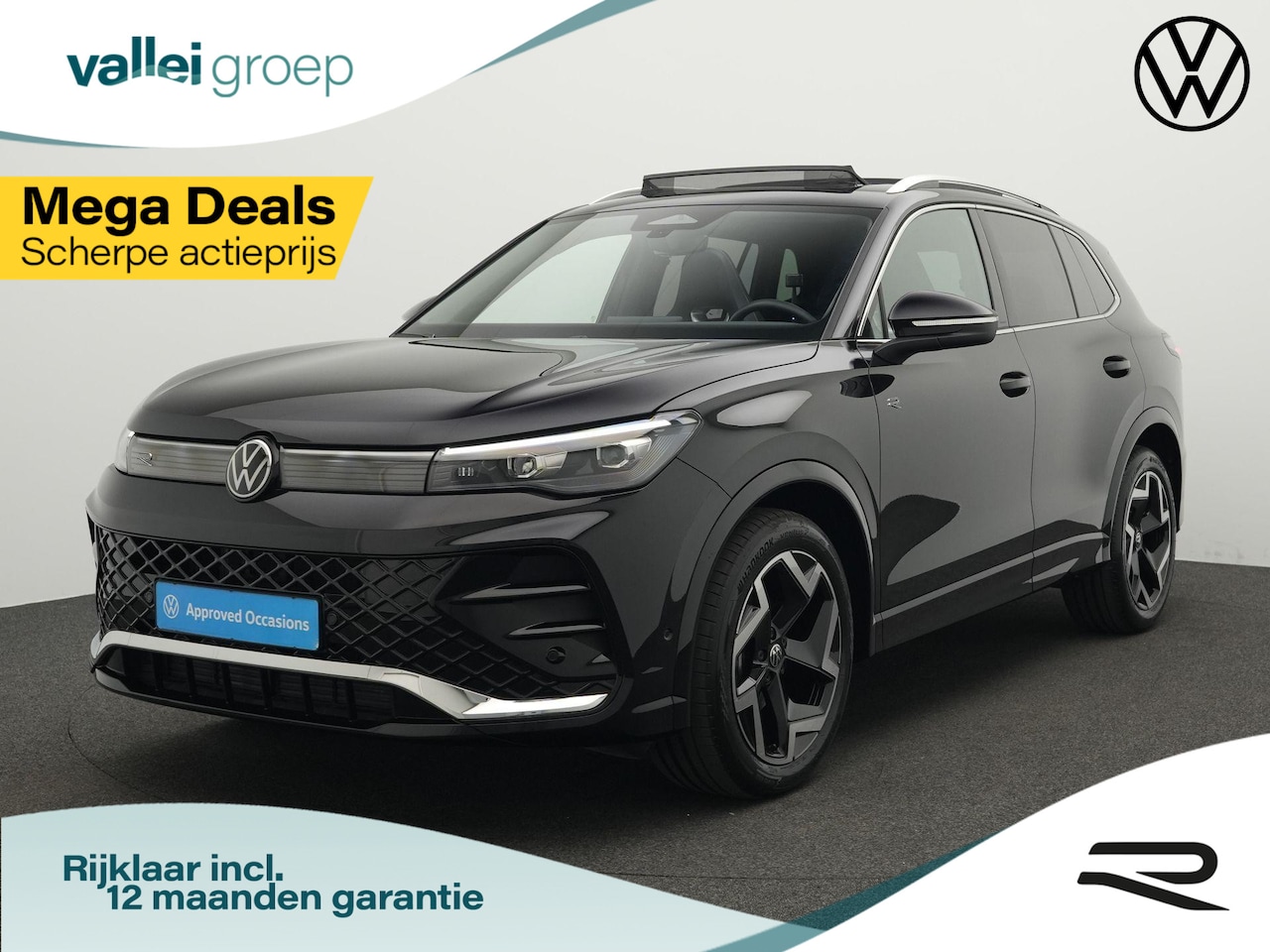 Volkswagen Tiguan - 1.5 eTSI 150 pk DSG R-Line Edition | Panoramadak | Trekhaak | Stuur-/stoelverwarming | Ach - AutoWereld.nl