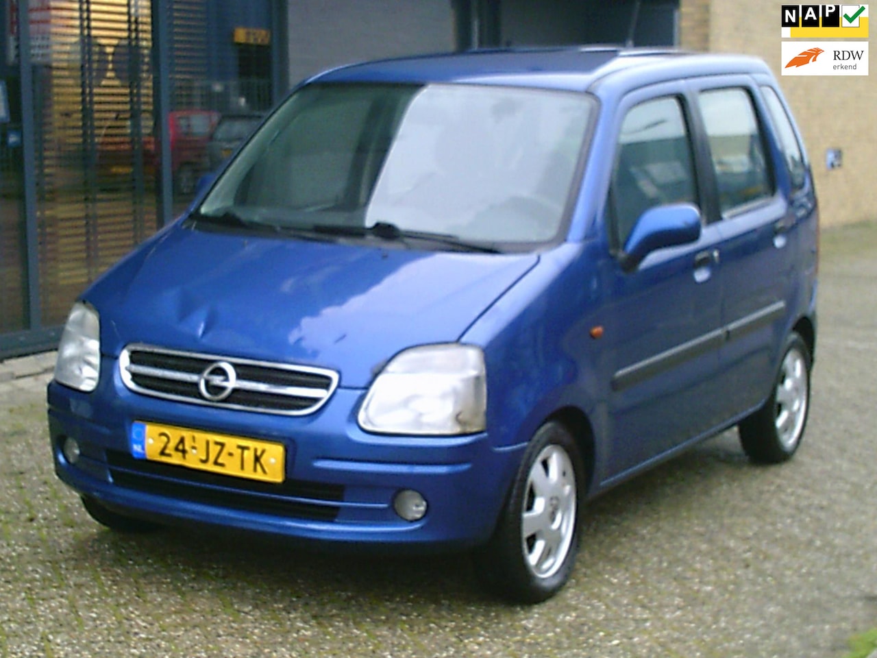 Opel Agila - 1.2-16V Elegance Airco Stuurbekr Elektr Ramen Centr Vergr - AutoWereld.nl