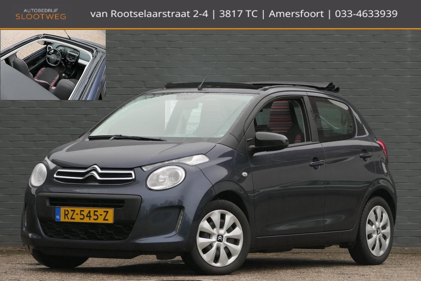 Citroën C1 - 1.0 e-VTi Cabrio Feel Airco | Bluetooth | Led | Elek. Ramen | NL-Auto - AutoWereld.nl