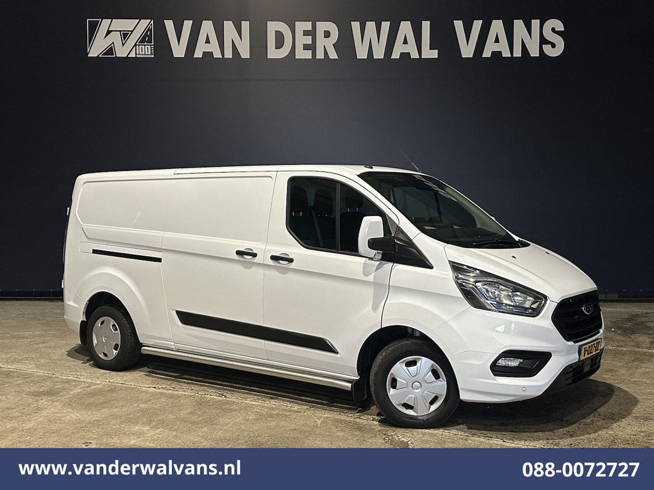 Ford Transit Custom - 2.0 TDCI 131pk L2H1 Euro6 Airco | Camera | Apple Carplay | LED | 2700kg Trekhaak Android A - AutoWereld.nl
