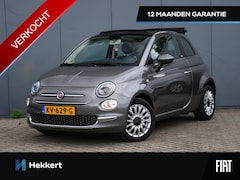 Fiat 500 C - Lounge 0.9 TwinAir Turbo 80pk Automaat SOFT-TOP | LEDER | AIRCO | FLIPPERS | DAB | NAVI |