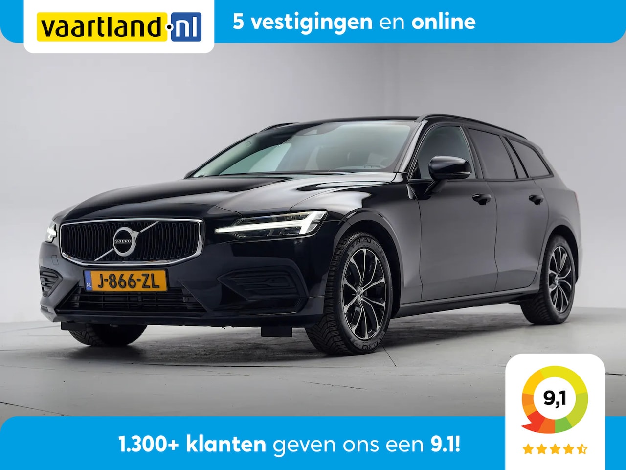 Volvo V60 - 2.0 B3 Momentum Advantage Aut. [ Adapt.cruise Leder Camera Stoelverwarming ] - AutoWereld.nl