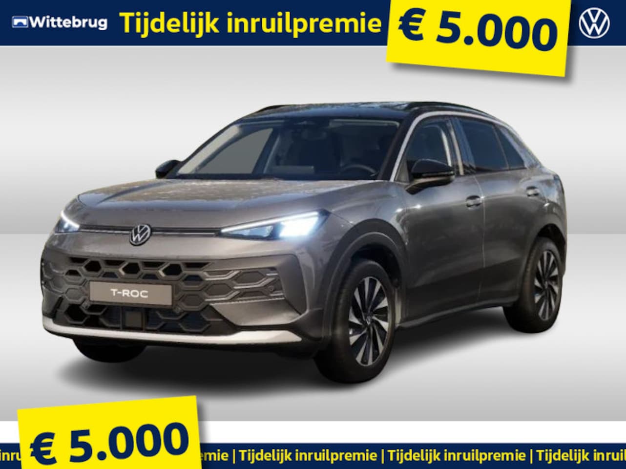 Volkswagen T-Roc - 1.5 eTsi Life First Edition !!!Profiteer ook van 2.000 euro inruilpremie!!! - AutoWereld.nl