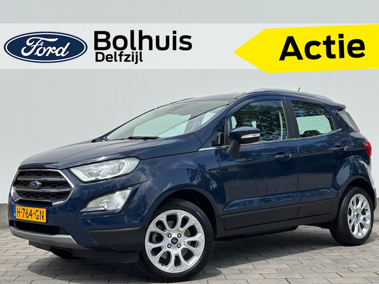 Ford EcoSport - Titanium EcoBoost 125 pk | Camera | 17" | Dode hoek bew. | Clima | Cruise | Apple Carplay - AutoWereld.nl