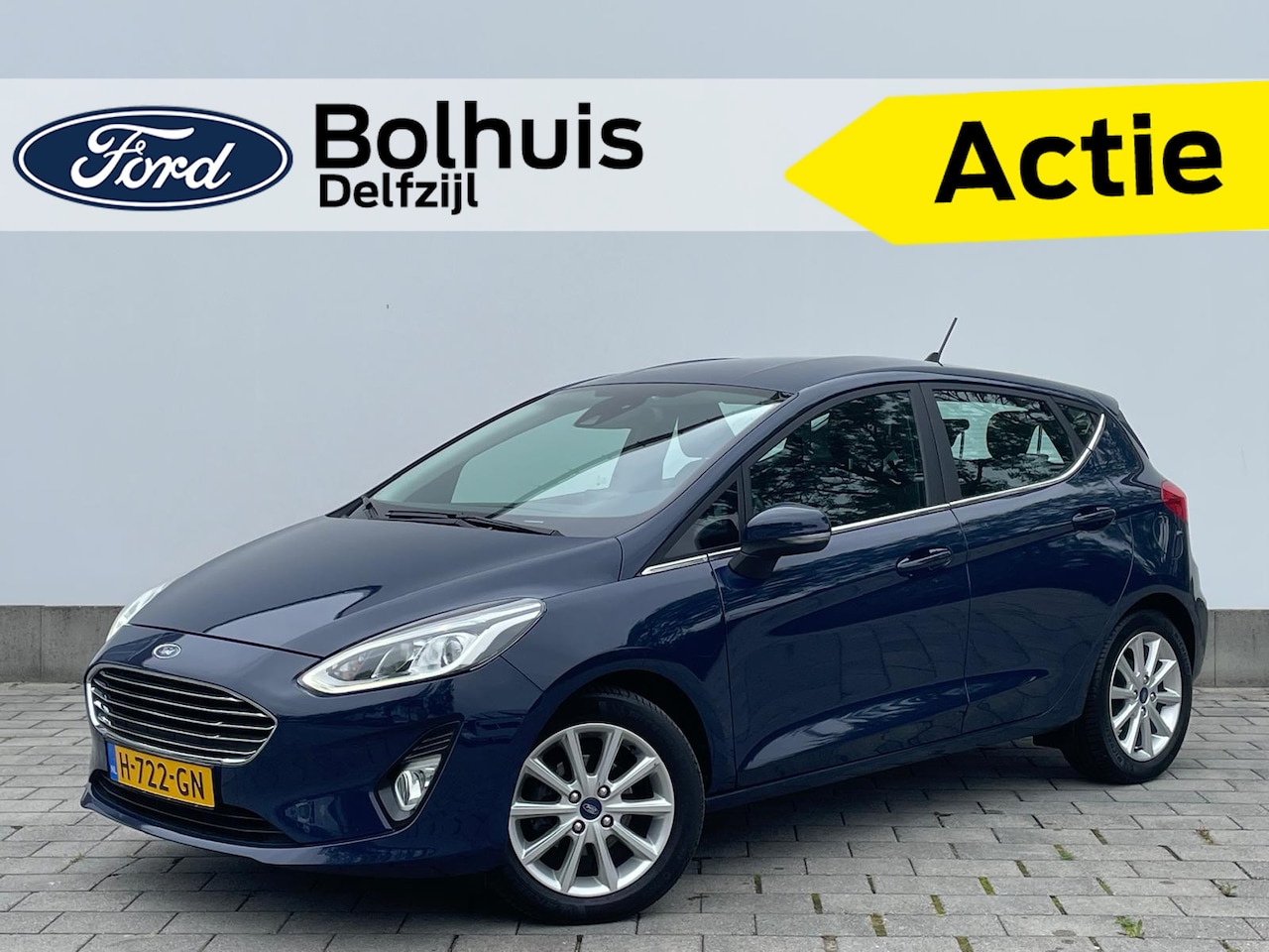 Ford Fiesta - Titanium EcoBoost 100 pk | AUTOMAAT | Cruise | Climate | Apple Carplay & Android Auto | Pa - AutoWereld.nl