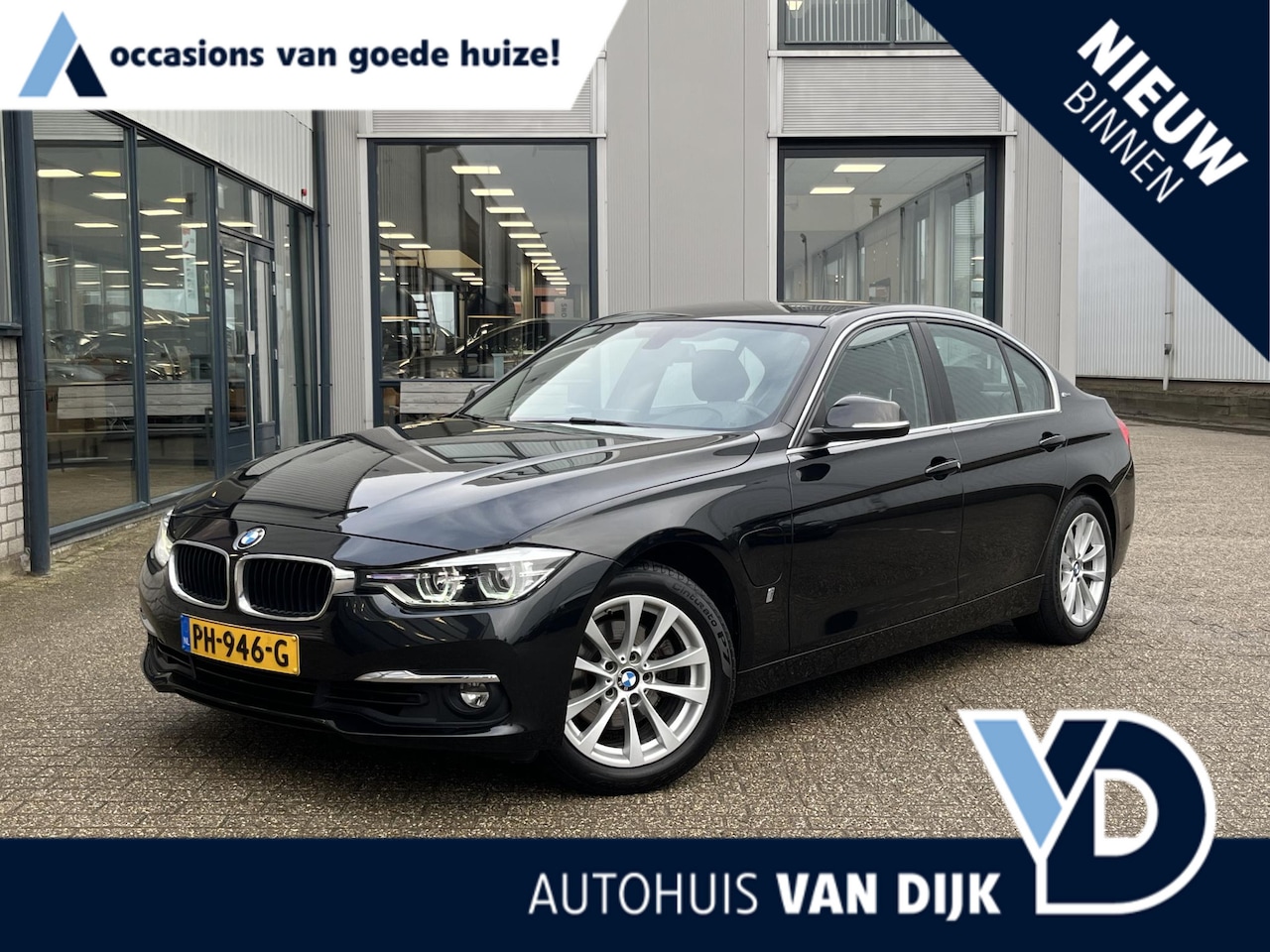 BMW 3-serie - 330e High Executive | NL Auto/Leder/Clima/Cruise/Navi/Bluetooth/PDC/17"/Stoelverwarming - AutoWereld.nl