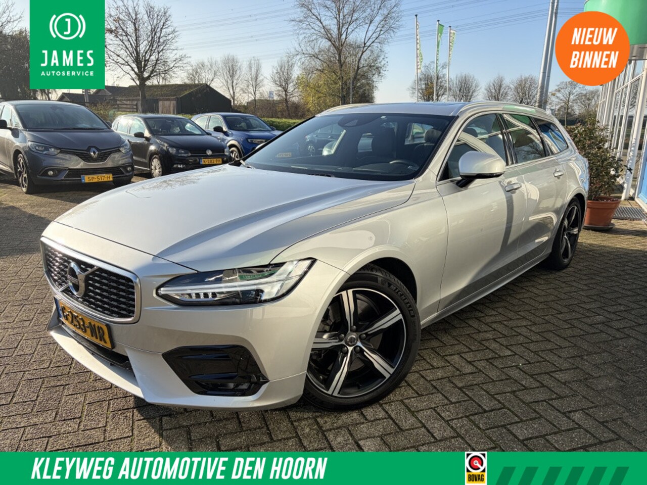 Volvo V90 - 2.0 T4 Business Sp. R-Design, Trekhaak, Pano, Polestar Eng. - AutoWereld.nl