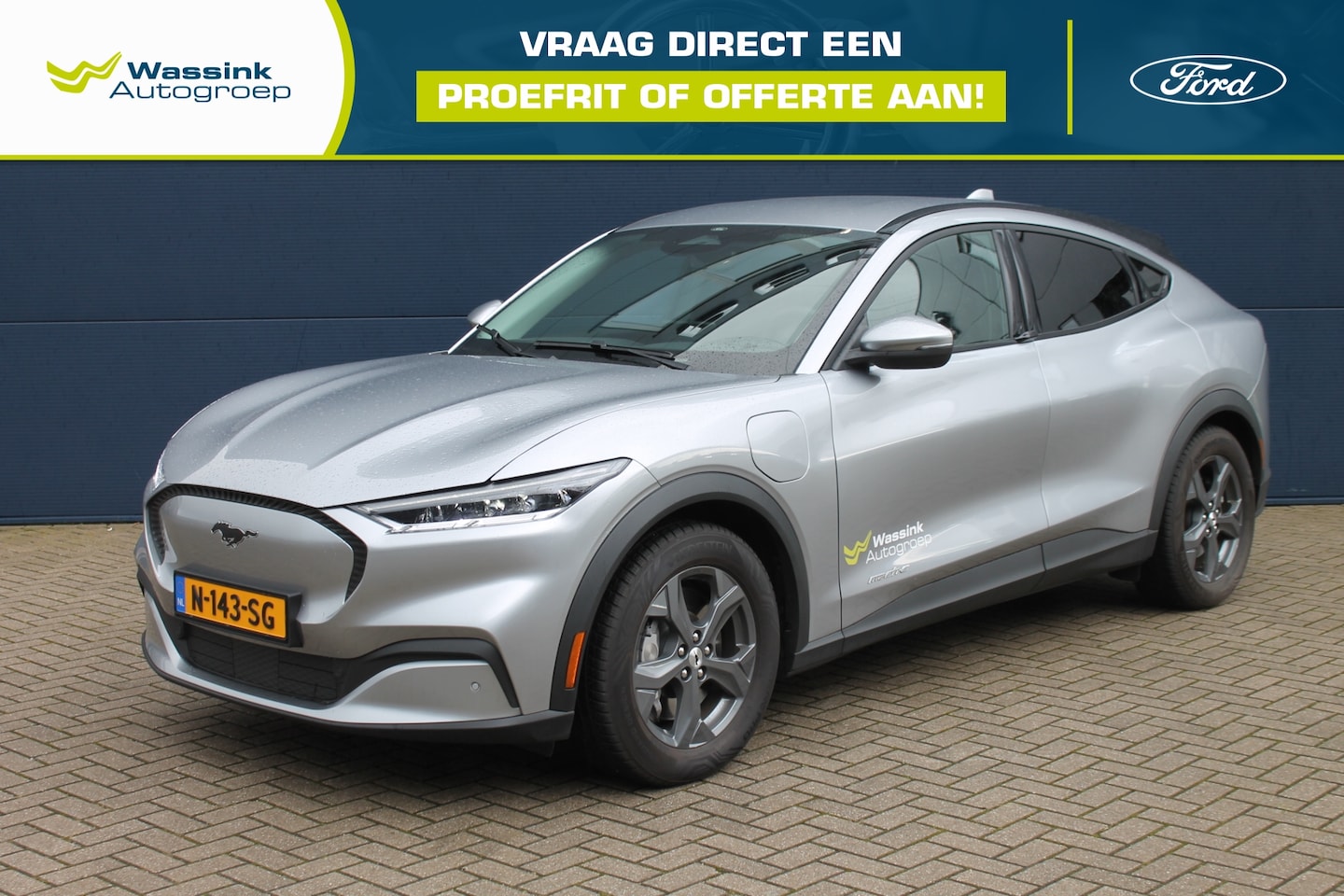 Ford Mustang Mach-E - RWD 75kWh 258pk I SOH 91,4% I Leder | Navigatie | Stoelverwarming I Apple Carplay/Android - AutoWereld.nl