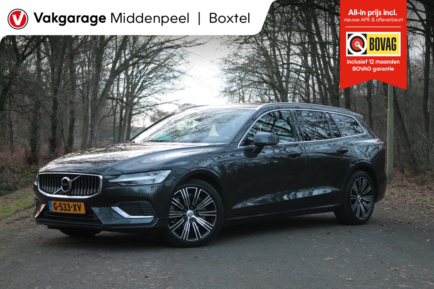 Volvo V60 - 2.0 T6 Twin Engine AWD Inscription | LED | Carplay | CC - AutoWereld.nl
