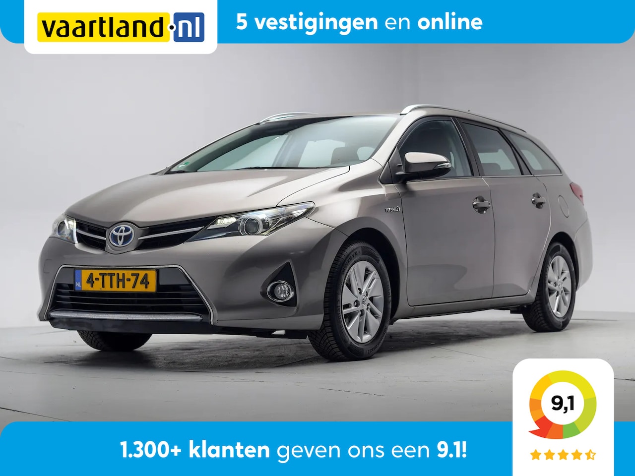 Toyota Auris Touring Sports - Auris - 1.8 Hybrid Aspiration [ Camera Navi Cruise Control ] - AutoWereld.nl