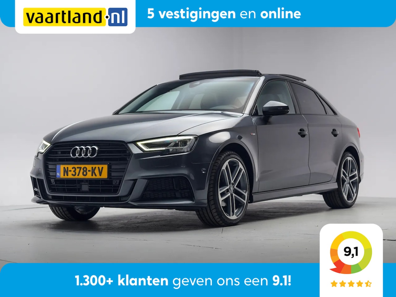 Audi A3 - 35 TFSI 150pk S-Line Aut. [ Panorama Virtual Stoelverwarming ] - AutoWereld.nl