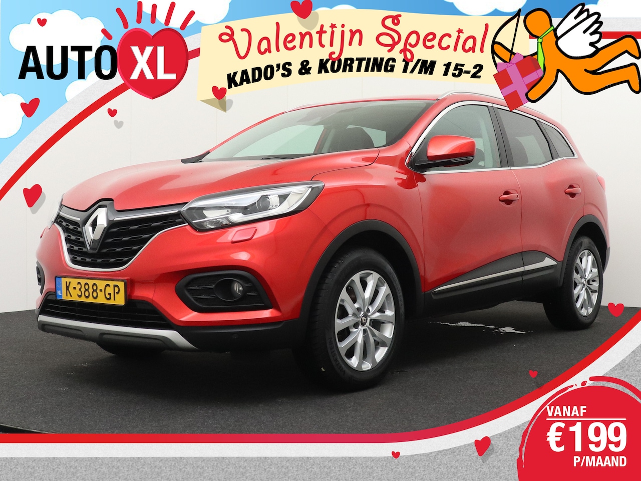 Renault Kadjar - 1.3T 141 PK Intens Half-Leder Camera Carplay Navi Climate 1k - AutoWereld.nl