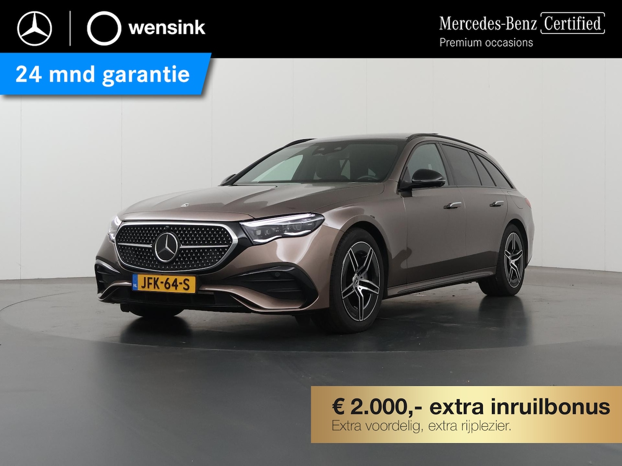 Mercedes-Benz E-klasse Estate - 300 e AMG Line | Rij assistentie pakket | Trekhaak | Panoramadak | Night pakket | - AutoWereld.nl