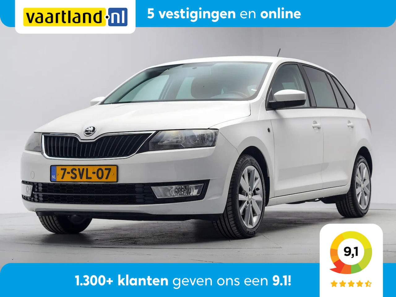 Skoda Rapid - 1.2 TSI Greentech Ambition Businessline Pro [ Navi LM velgen Airco ] - AutoWereld.nl