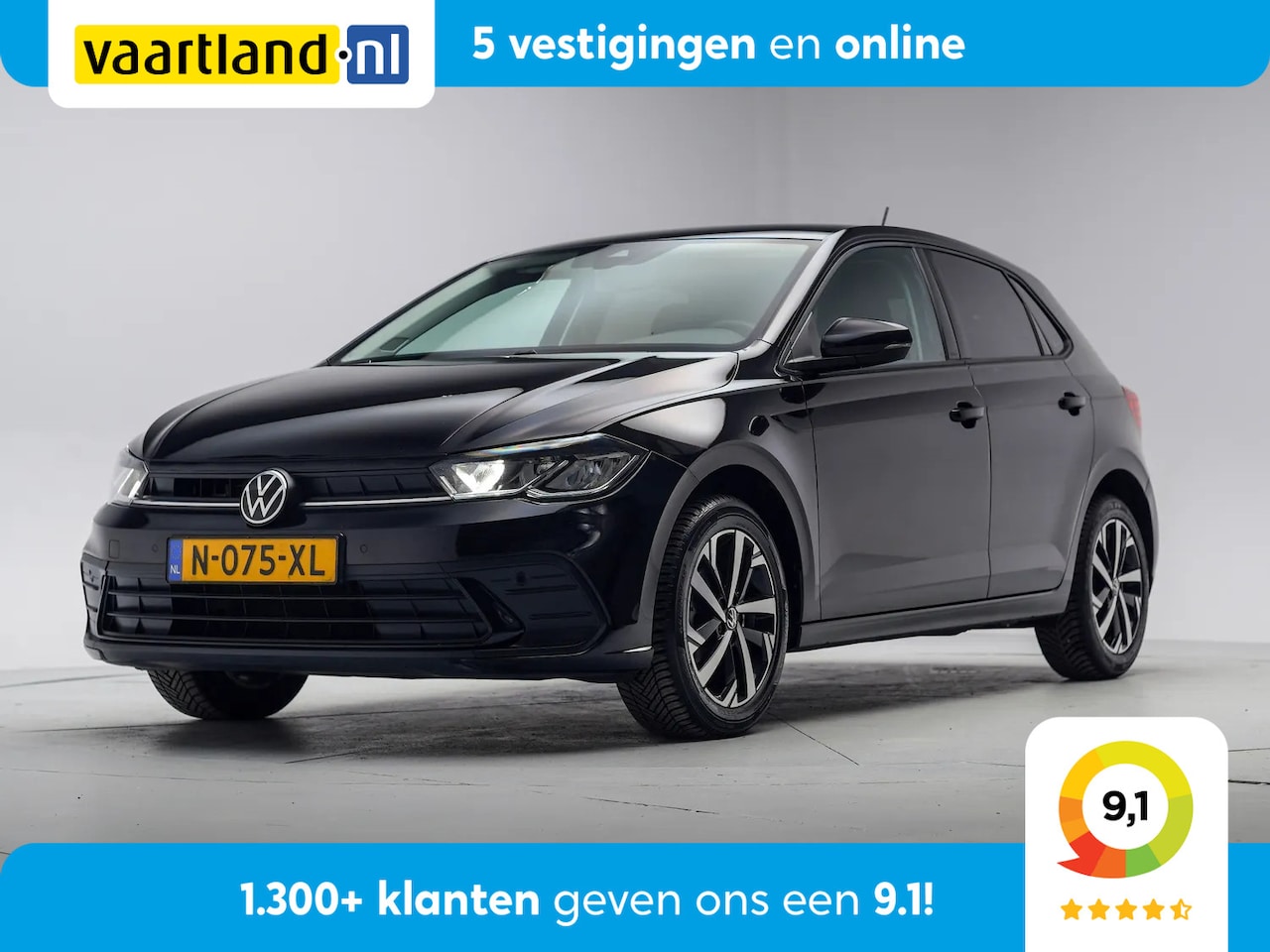 Volkswagen Polo - 1.0 TSI Life NW model! [Adapt. Cruise LED koplampen Digitaal dashboard ] - AutoWereld.nl