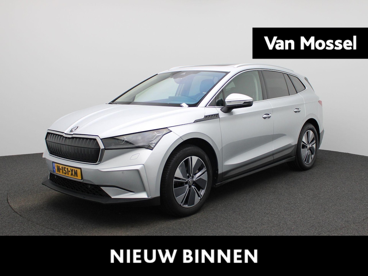 Skoda Enyaq iV - 80 Founders Edition Black | PANO | ACC | HUD | 360 Camera | Memory | Stoel + Stuurverwarmi - AutoWereld.nl