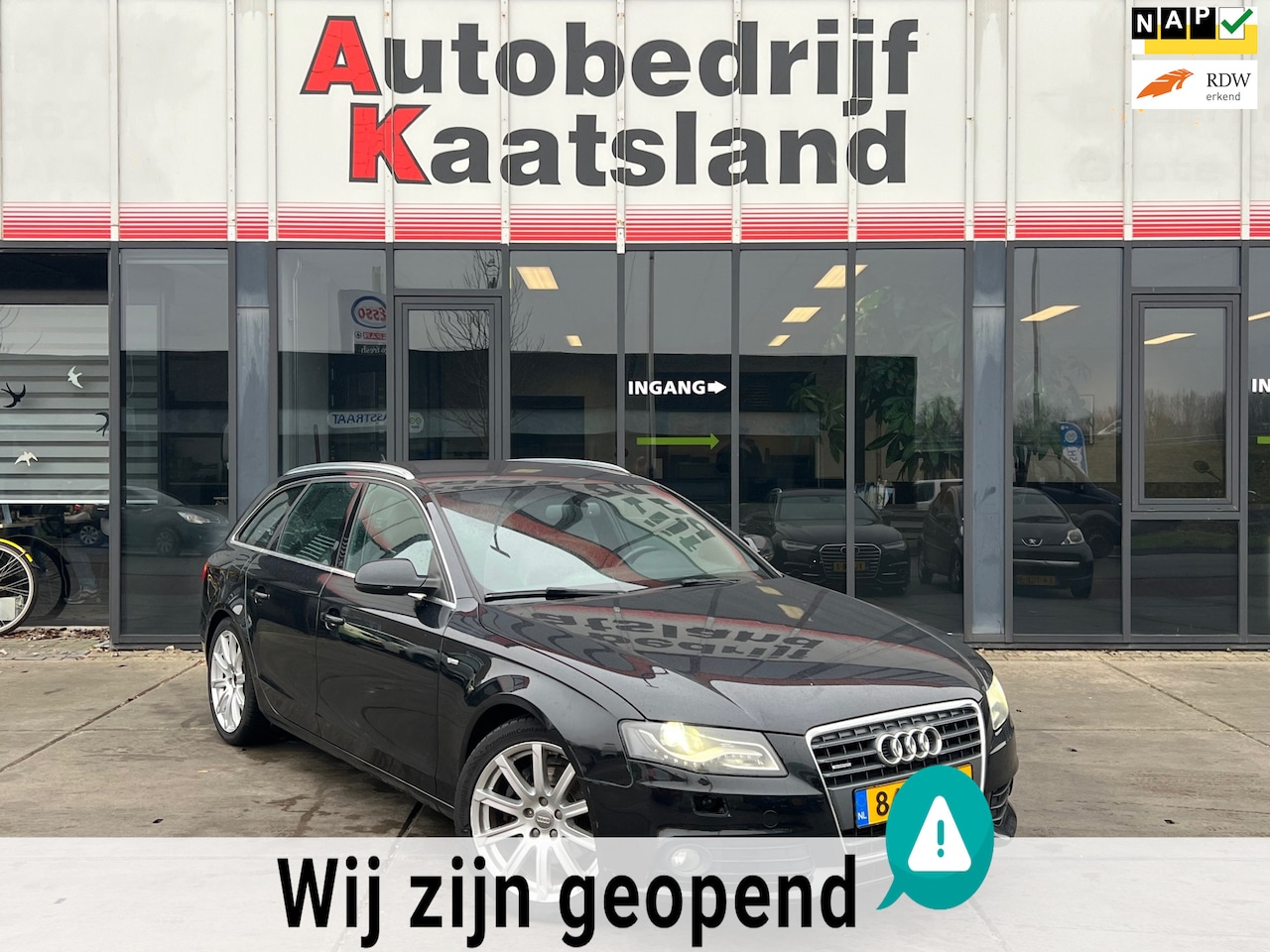 Audi A4 Avant - 1.8 TFSI quattro S Line edition - Leer - Clima - Cruise - - AutoWereld.nl