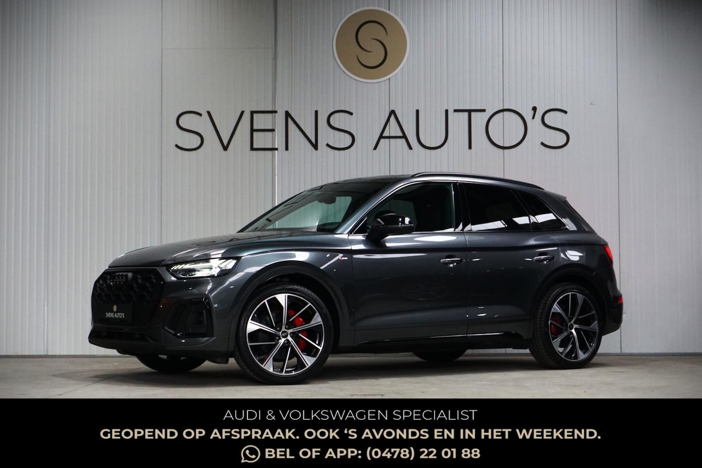 Audi Q5 - 55 TFSIe S-Line Ruitenstiksel|B&O|Luchtvering|HUD|Sfeer - AutoWereld.nl
