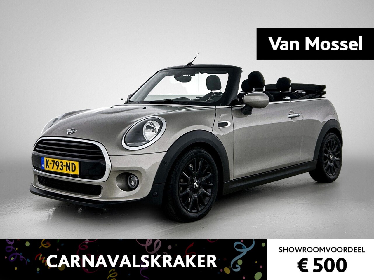 MINI Cabrio - Mini 1.5 Cooper Chili | Navigatiesysteem | Parkeersensoren voor + Achter | Stoelverwarming - AutoWereld.nl