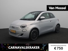 Fiat 500 C - La Prima 42 kWh | DEMO | Lederen Stoelbekleding | NAVI | Camera | 17'' LM. Velgen | Stoelv
