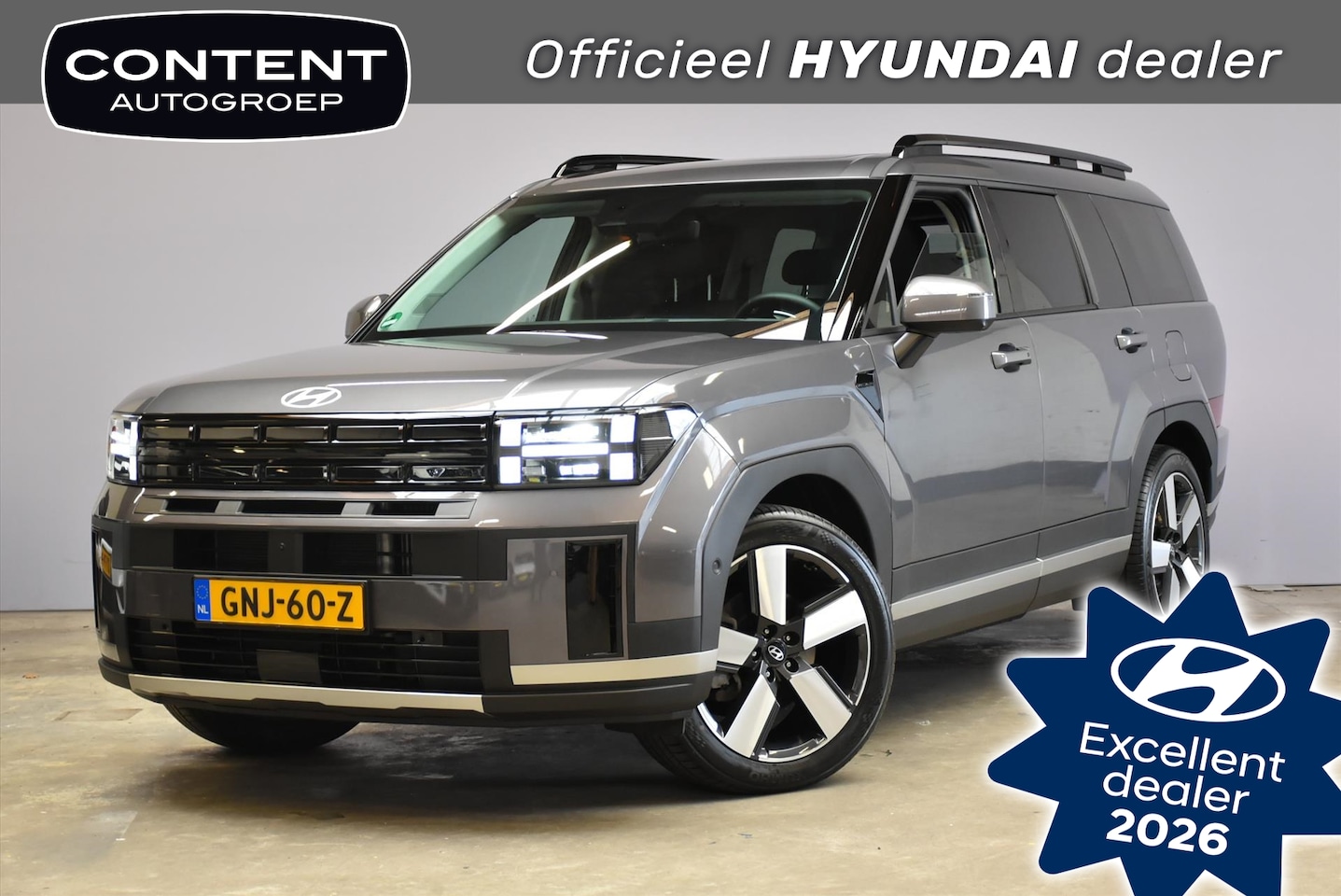 Hyundai Santa Fe - 1.6 T-GDi HEV A/T Premium Sky 7 zits I Schuifdak - AutoWereld.nl