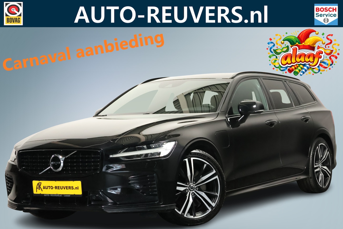 Volvo V60 - 2.0 T8 Twin Engine AWD R-Design / Pilot assist / HUD / Harmankardon / CarPlay - AutoWereld.nl