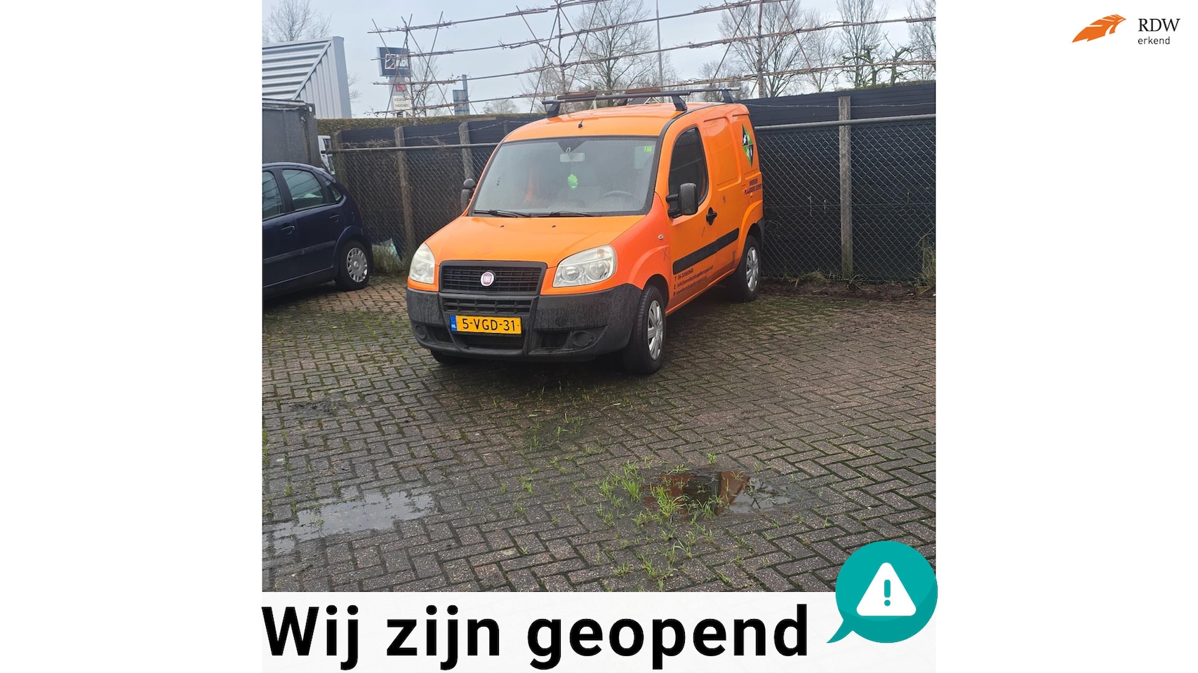 Fiat Doblò - 1.3 MultiJet Comfort HD 500 kg - DEFECT!!!!!! - AutoWereld.nl
