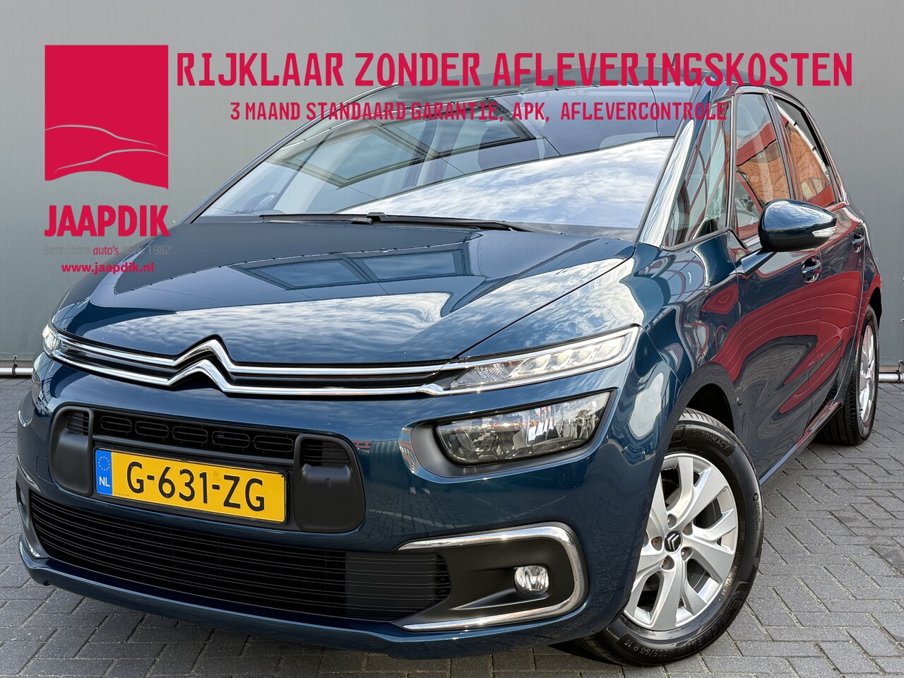 Citroën C4 SpaceTourer - BWJ 2020 1.2 131 PK Business AUTOMAAT | TREKHAAK | KEY LESS | CARPLAY + ANDROID | NAVI | C - AutoWereld.nl