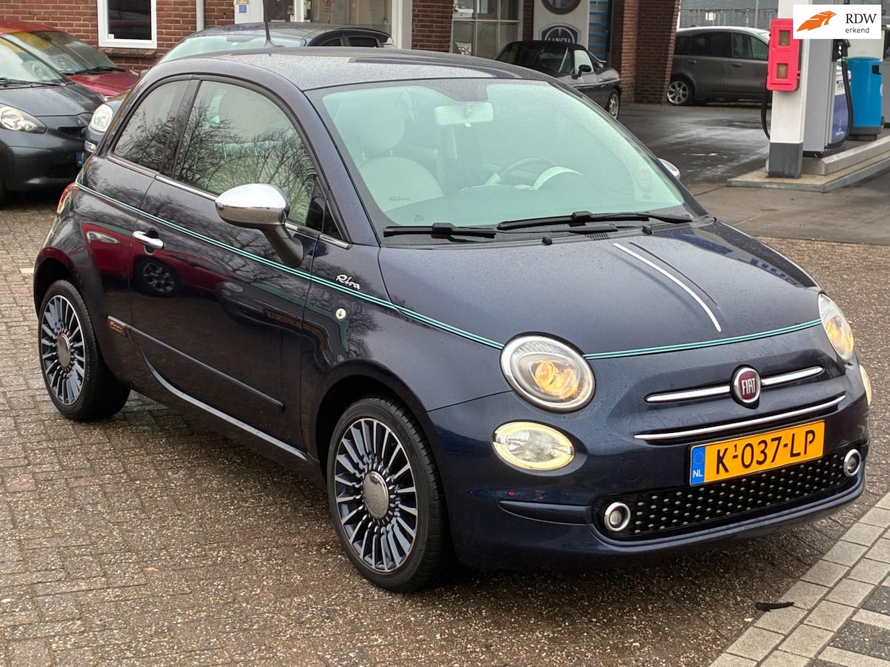 Fiat 500 - RIVA UITVOERING 1.2 /4CIL / LUXE WIT LEDER / LM VELGEN/ - AutoWereld.nl