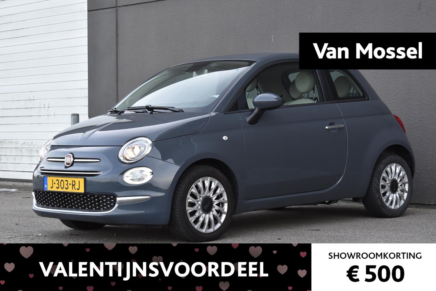 Fiat 500 - 1.0 Hybrid Lounge | Navi | Licht Metalen Velgen| Climate Controle | Bluetooth - AutoWereld.nl