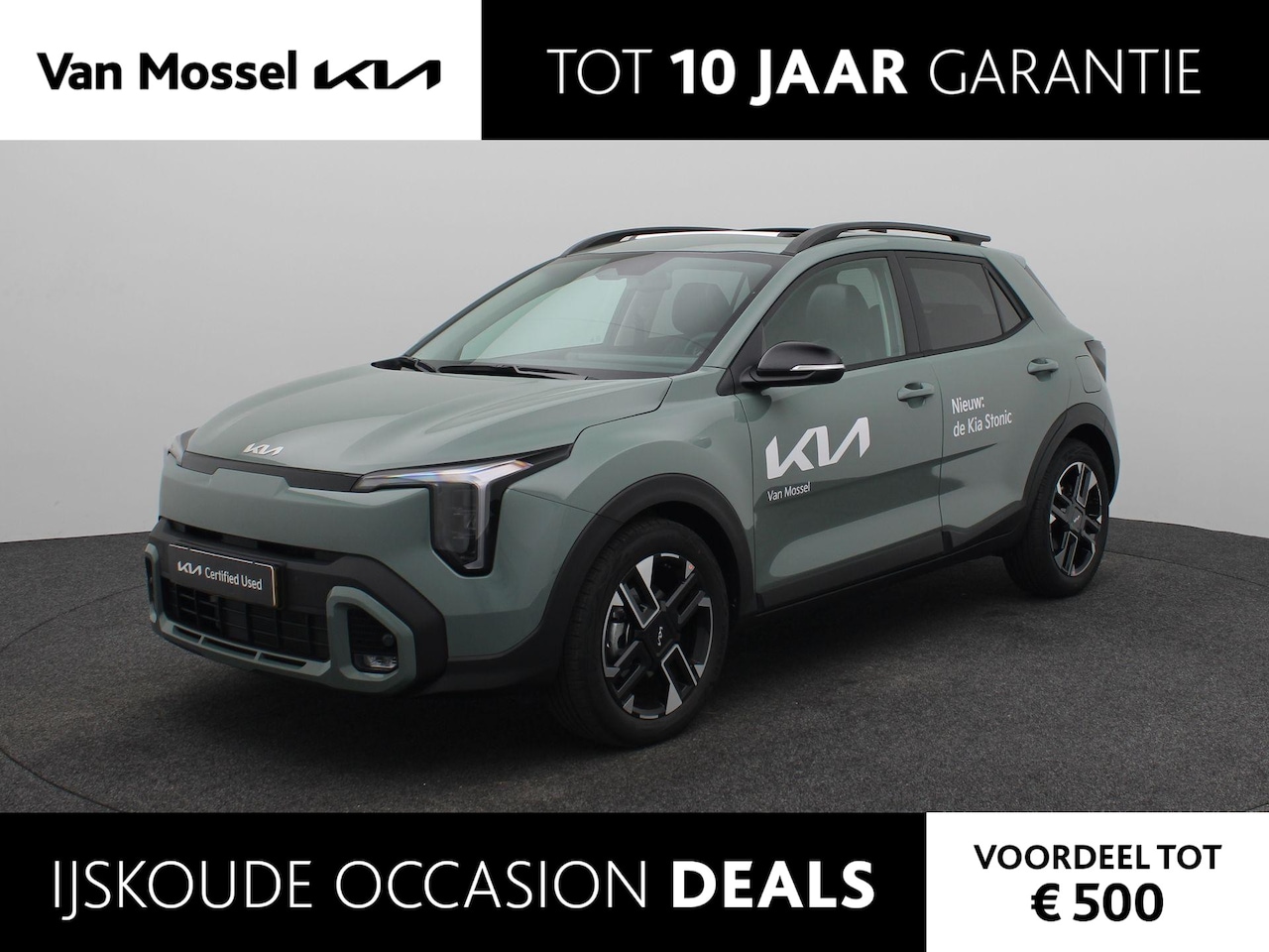 Kia Stonic - 1.0 T-GDi MHEV GT-Line Pano Dak | Stoelverwarming | Camera | Clima | Navi | Keyless - AutoWereld.nl