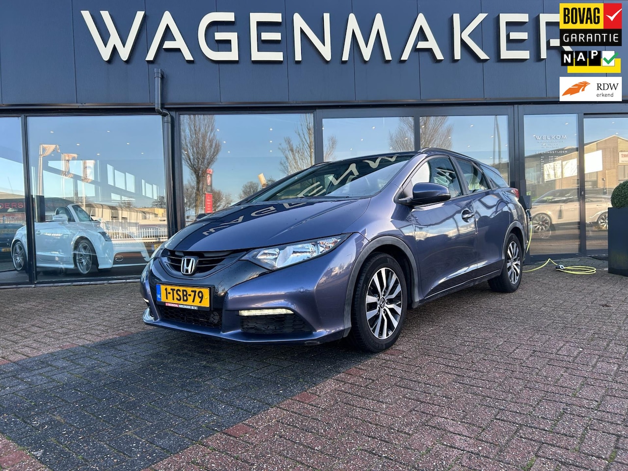 Honda Civic Tourer - 1.6D Comfort Clima|Cruise|Trekhaak|NAP - AutoWereld.nl