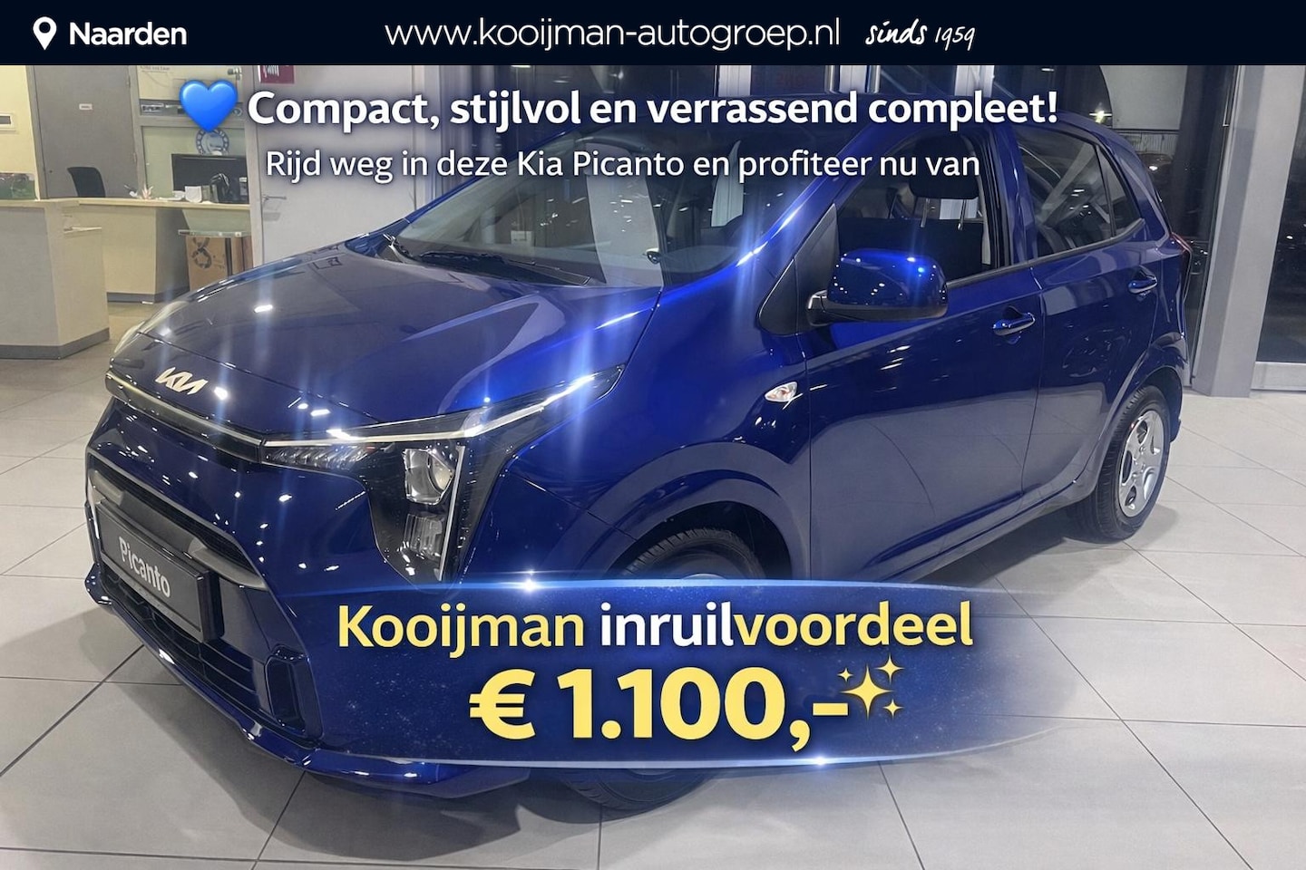 Kia Picanto - 1.0 GDi DynamicLine TIJDELIJK INRUIL VOORDEEL €1100,-!! - AutoWereld.nl