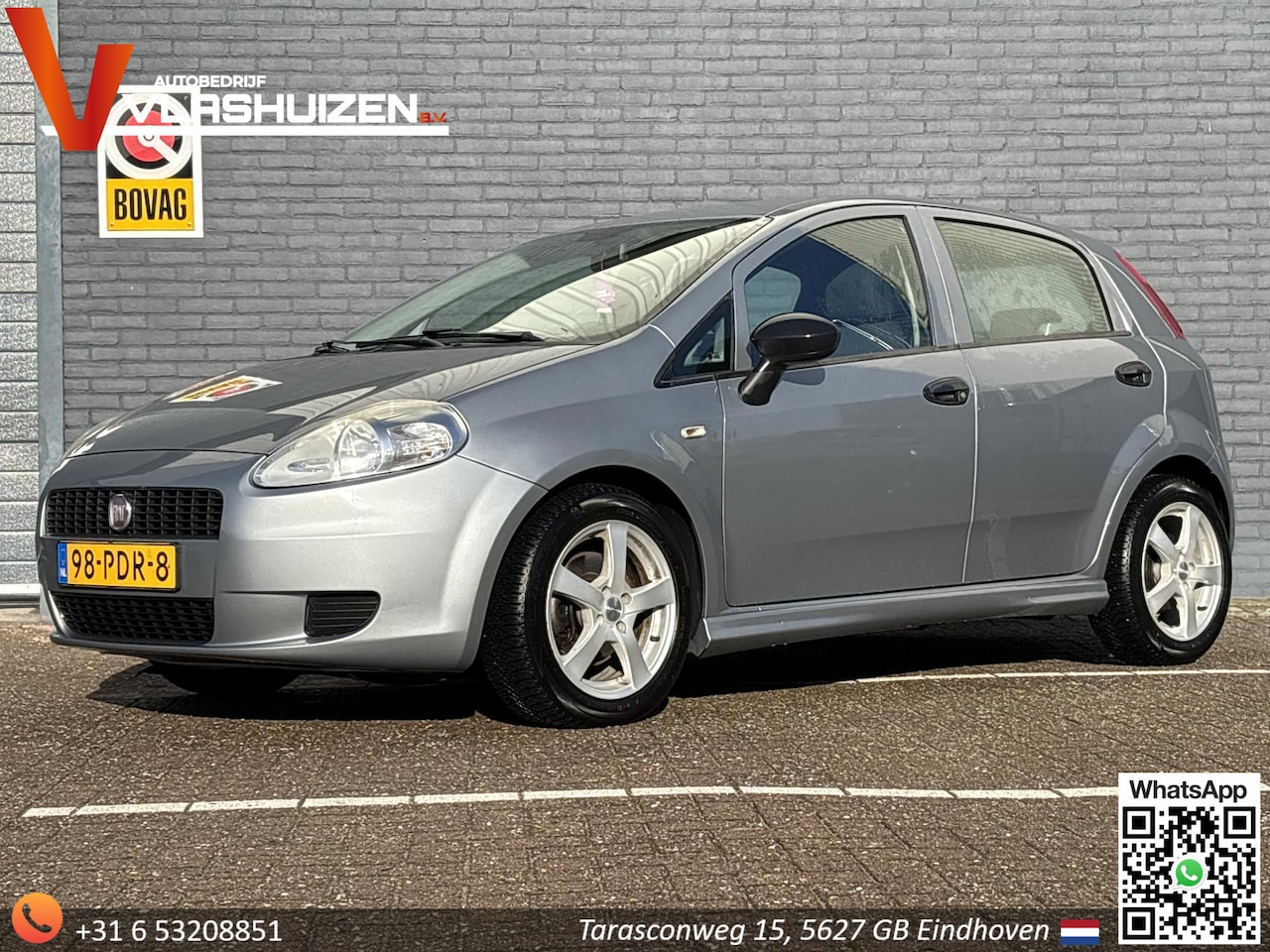 Fiat Grande Punto - 1.3 M-Jet Actual | 5-Deurs | Airco | APK 06-2026 | - AutoWereld.nl