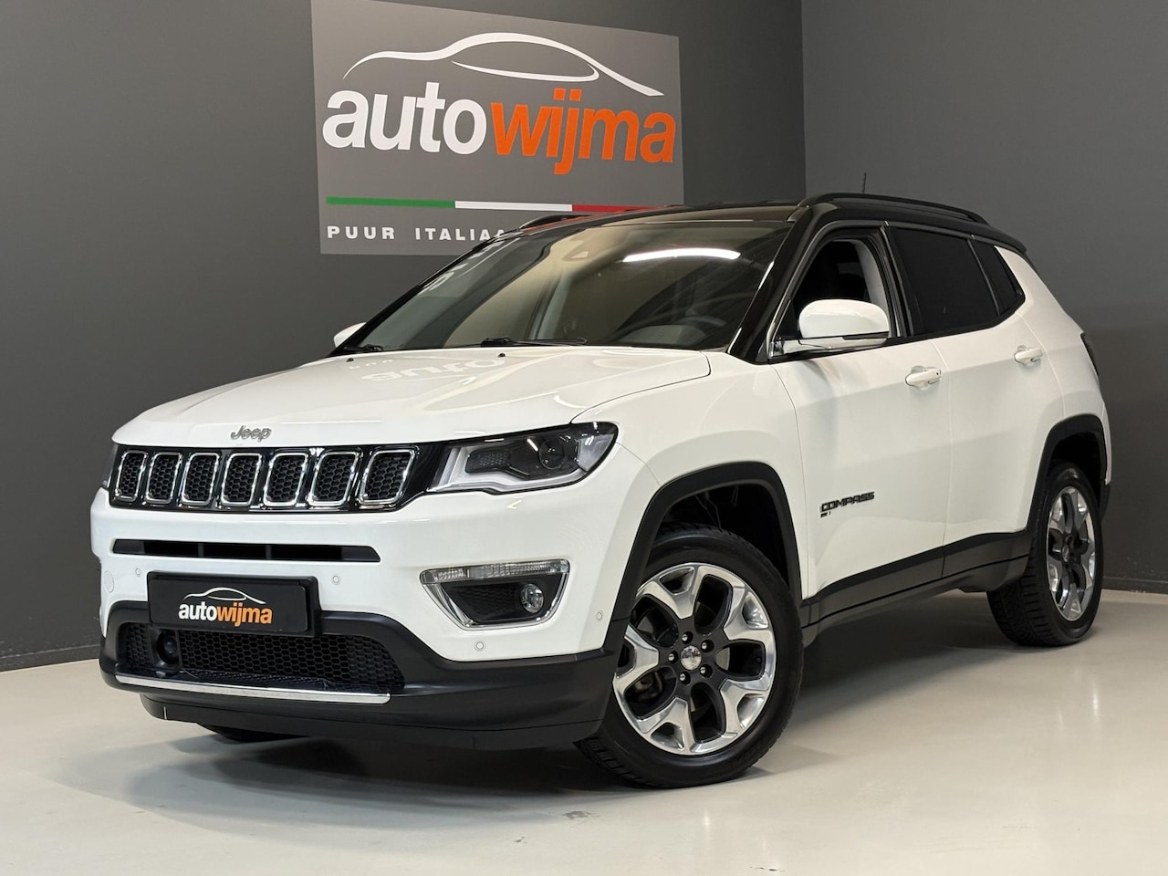Jeep Compass - 1.4 MultiAir 170pk Limited 4x4 Automaat Afn.trekhaak, Beats audio, Stuur/stoelverwarming, - AutoWereld.nl