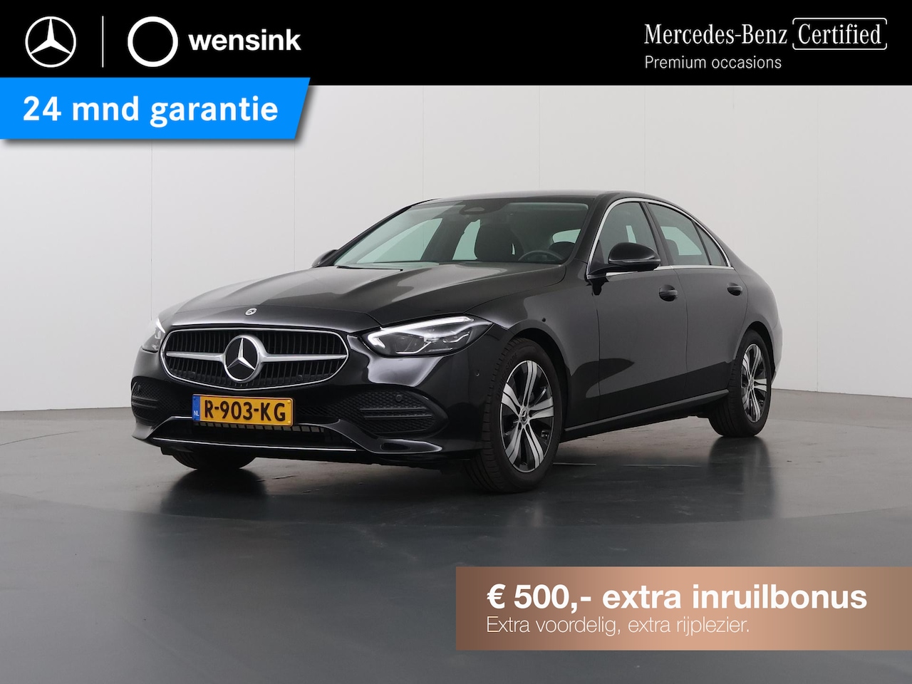Mercedes-Benz C-klasse - 180 Luxury Line | Keyless Go | Stoelverwarming | Airco | Parkeercamera | - AutoWereld.nl