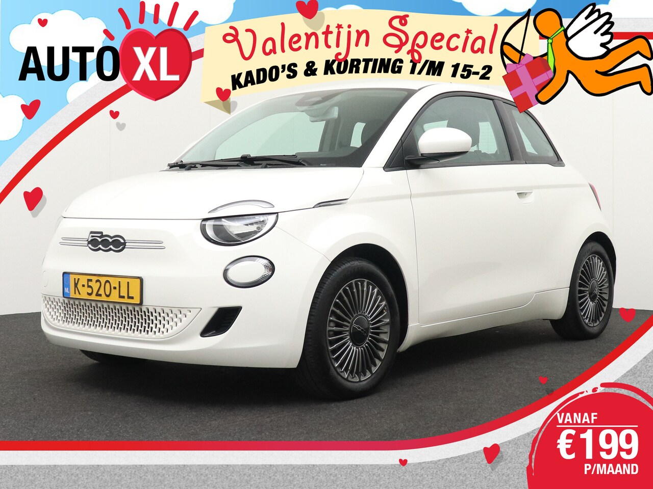 Fiat 500 - Business Launch Edition 42 kWh 91%SOH Carplay Navi LED 16'LMV - AutoWereld.nl