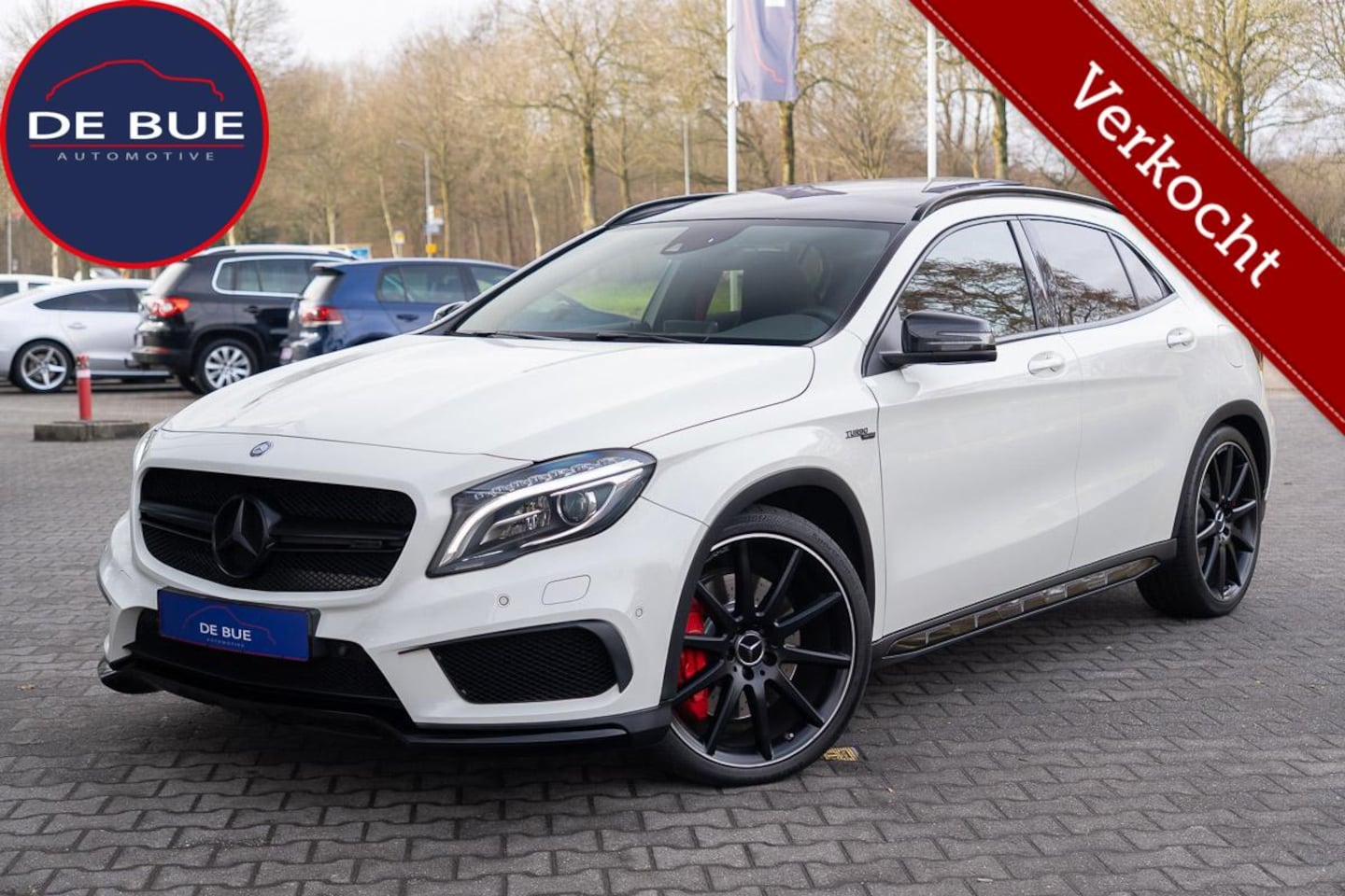 Mercedes-Benz GLA-Klasse - AMG 45 4MATIC|Edition 1|Panoramadak|7G Designo|Camera|Memory|Volledig Onderhouden - AutoWereld.nl