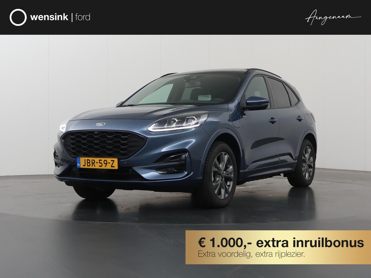 Ford Kuga - 2.5 PHEV ST-Line X | Elekt. inklapbare Trekhaak | Panoramadak | Winterpakket | Head Up | M - AutoWereld.nl