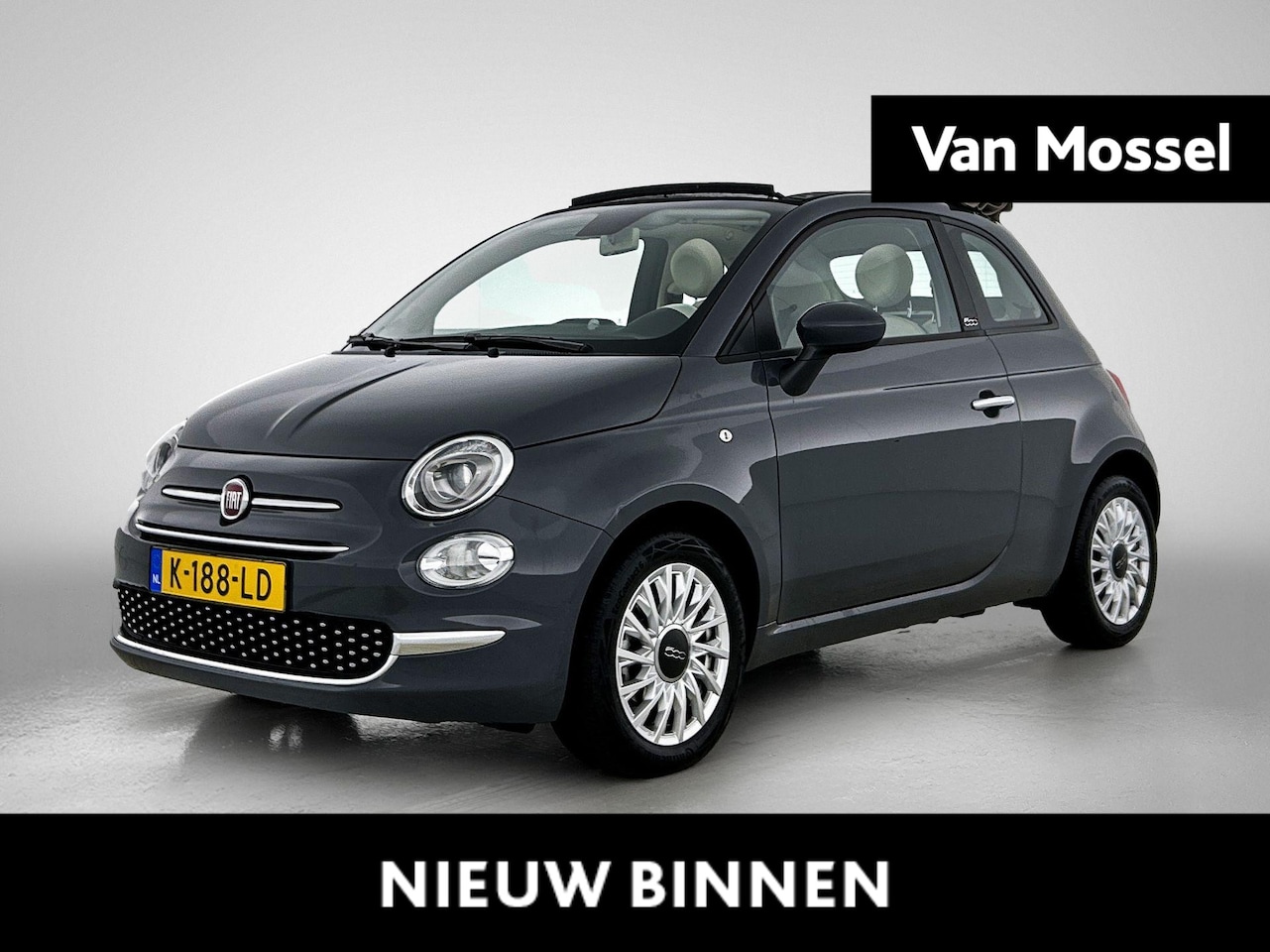 Fiat 500 C - 1.0 Hybrid Lounge | Parkeersensoren | Apple carplay/Android auto | Bluetooth | Cruise cont - AutoWereld.nl