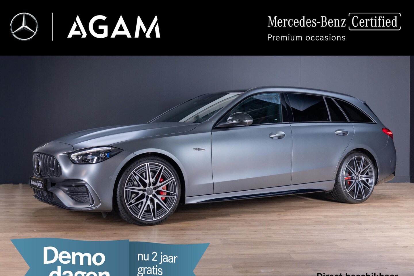 Mercedes-Benz C-klasse Estate - Mercedes-AMG AMG 43 4MATIC Panorama dak | Trekhaak - AutoWereld.nl